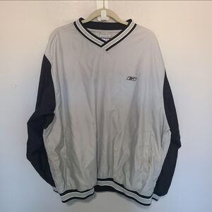 Reebok Men's Two-Tone Black and White Jacket